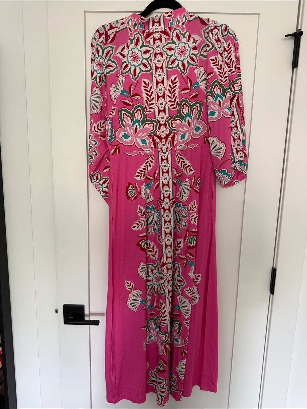 NWT Boden Pink Floral Kimono Maxi Dress - Picture 4 of 7